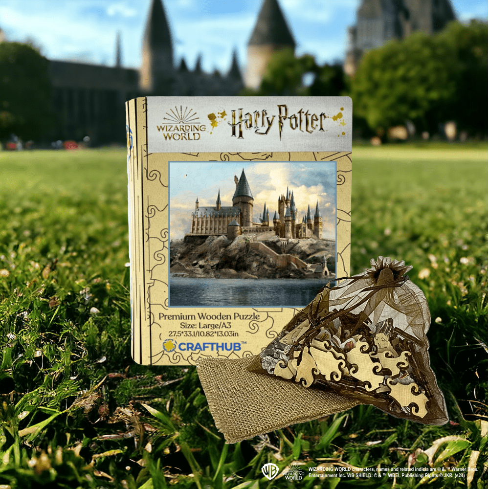 Harry Potter - Rompecabezas de madera del castillo de Hogwarts
