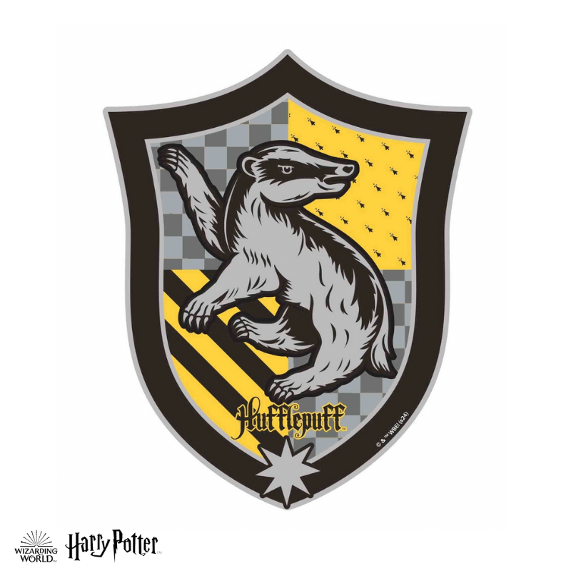 Harry Potter - Rompecabezas de madera Escudo de Hufflepuff
